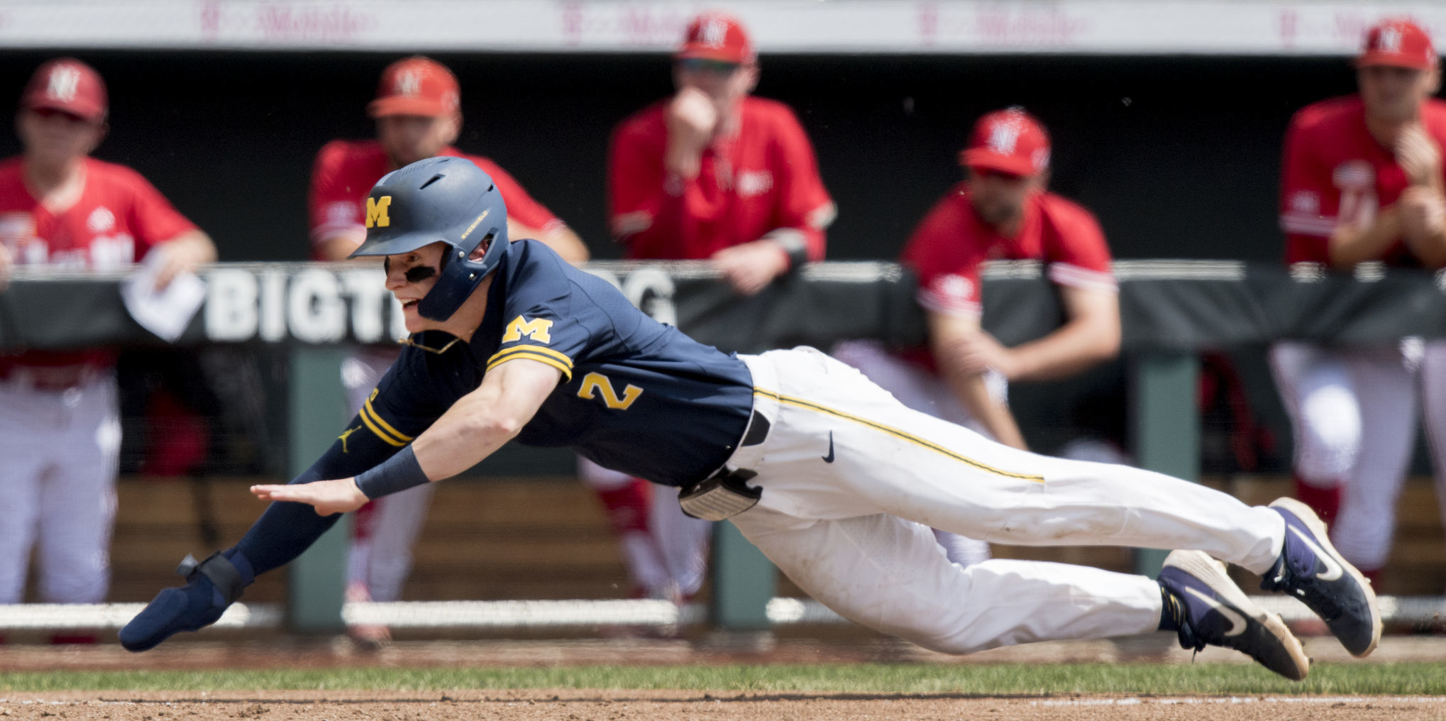 Nebraska vs. Michigan, first game, 5.25